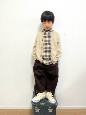 「アイテム（その他）」を使った、kotaさん（キッズ・100cm）の秋コーディネート