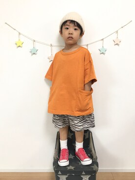 kotaさん（キッズ・100cm）の夏コーディネート