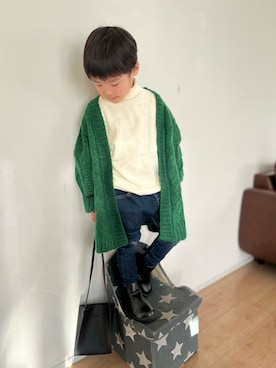 kotaさん（キッズ・100cm）の秋コーディネート