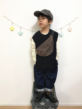 kotaさん(キッズ・100cm)の秋コーディネート