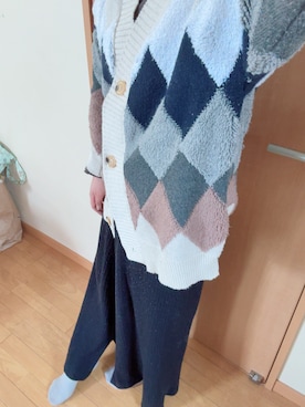 「＆HALF（アンドハーフ）のアイテム」を使った、れおさん（レディース・160cm）の春コーディネート