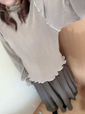 「classicalelf（クラシカルエルフ）のアイテム（スカート）」を使った、麗さん（レディース・160cm）の冬コーディネート