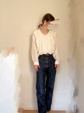 「fifth（フィフス）のアイテム（シャツ/ブラウス）」を使った、na*さん（レディース・154cm）の秋コーディネート