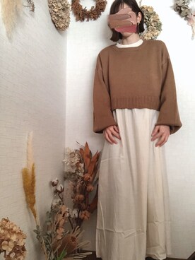 na*さん（レディース・154cm）の秋コーディネート