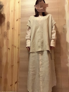 「CEDNIE（セドニー）のアイテム」を使った、na*さん（レディース・154cm）の春コーディネート