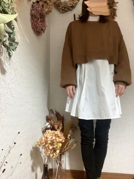 na*さん（レディース・154cm）の秋コーディネート