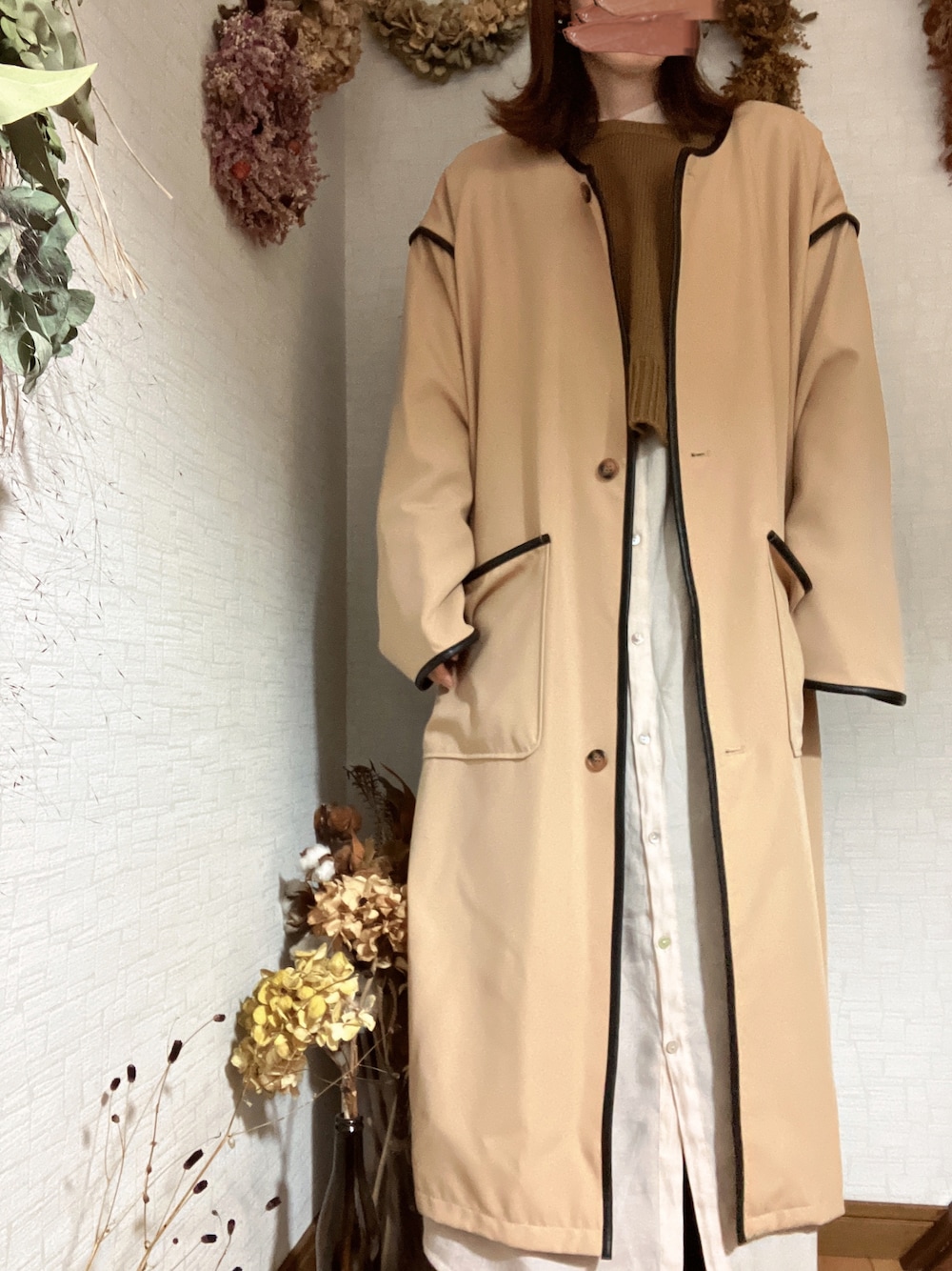 Aunt Marie's（アントマリーズ）の「ノーカラーパイピング