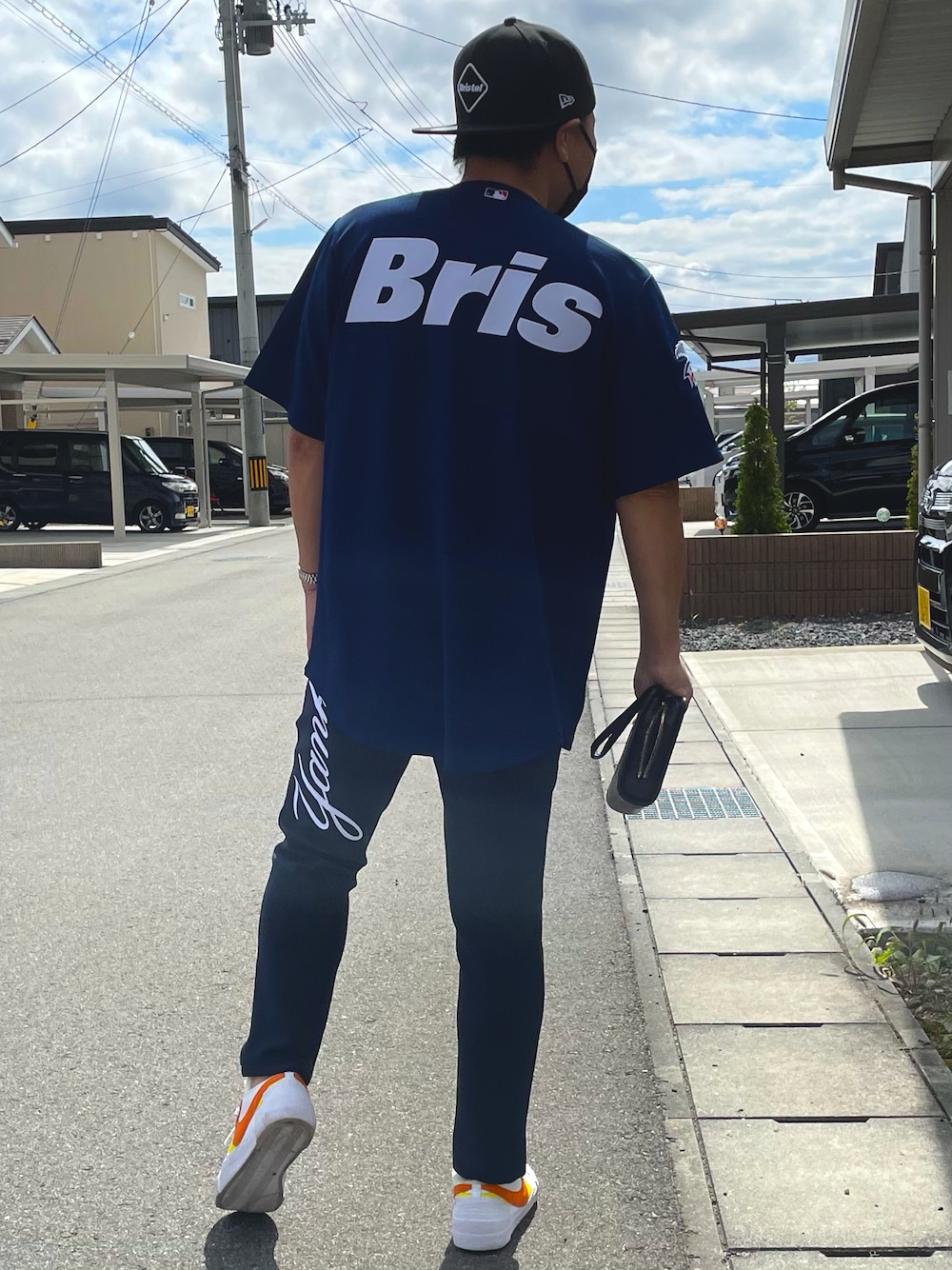「FCRB、nikesacai、サッカー」｜「F.C.R.B.のアイテム（キャップ、ブラック系）」を使った、kumata7さん（メンズ・167cm）の秋コーディネートの1枚目の写真