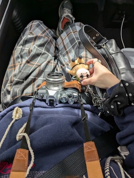 「アイテム（シュシュ）」を使った、senさん（レディース・155cm）の秋コーディネート