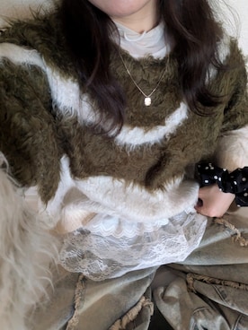 「アイテム（ヘアアクセサリー）」を使った、senさん（レディース・155cm）の秋コーディネート