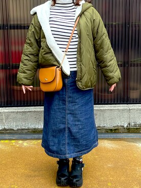 「Wordtrobe（ワードトローブ）のアイテム」を使った、Ochica【しばらくお休み】さん（レディース・147cm）の冬コーディネート