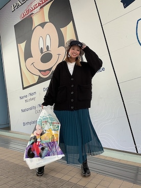「northface」｜「アイテム（帽子）」を使った、もえぴーさん（レディース・157cm）の春コーディネート