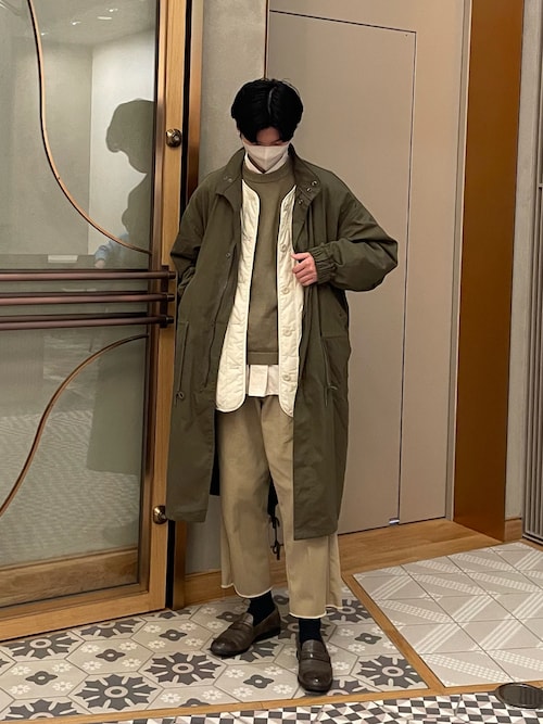 natto ヴィンテージライクミリタリーモッズコート vintage like military mods coat M-65 / olive（ビンテージ