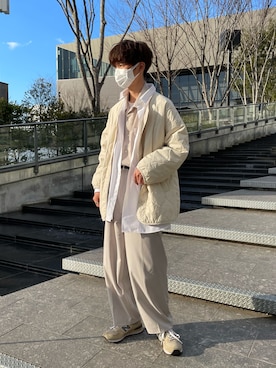 「LOWRYS FARM（ローリーズファーム）のアイテム（ジャケット/アウター）」を使った、oryuryusanさん（メンズ・170cm）の春コーディネート