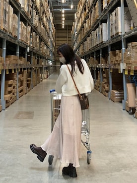 「ショッピング」｜「アイテム（ブーツ）」を使った、𝘴𝘢𝘺𝘶𝘳𝘪さん（レディース・163cm）の秋コーディネート