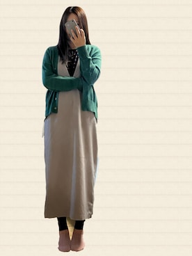 「アイテム（レギンス/スパッツ）」を使った、ちぃさん（レディース・162cm）の冬コーディネート