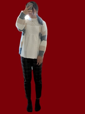 「アイテム（その他トップス）」を使った、ちぃさん（レディース・162cm）の冬コーディネート