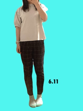 「アイテム（ソックス/靴下）」を使った、ちぃさん（レディース・162cm・30代）の秋コーディネート