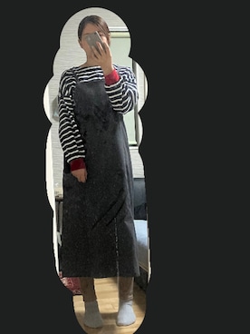 「アイテム（レギンス/スパッツ）」を使った、ちぃさん（レディース・162cm）の冬コーディネート