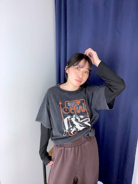 「アイテム（スウェットパンツ）」を使った、おつゆさん（レディース・157cm・20代）の夏コーディネート