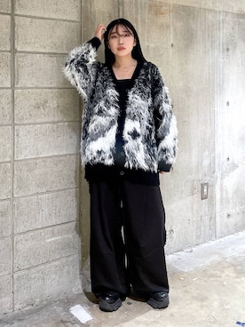 「PAGEBOY（ページボーイ）のレースアップソックスブーツ（ブーツ、ブラック系）」を使った、おつゆさん（レディース・158cm）の夏コーディネート