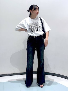 「PAGEBOY（ページボーイ）のアイテム」を使った、おつゆさん（レディース・157cm）の夏コーディネート