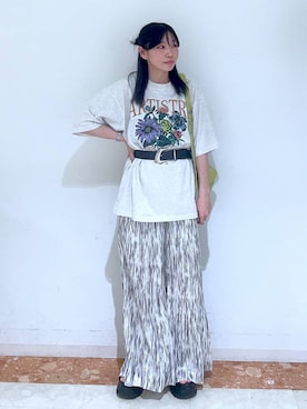 「アイテム（パンツ）」を使った、おつゆさん（レディース・157cm・20代）の夏コーディネート