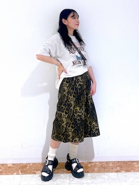 「PBLIM（ページボーイリム）のアイテム」を使った、おつゆさん（レディース・158cm）の春コーディネート