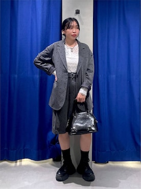 「PAGEBOY（ページボーイ）のアイテム（アクセサリー）」を使った、おつゆさん（レディース・158cm）の秋コーディネート