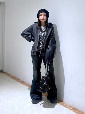 「アイテム（キャミソール、その他）」を使った、おつゆさん（レディース・157cm）の秋コーディネート