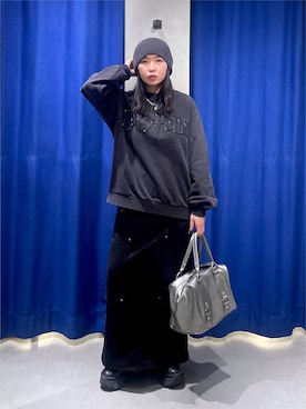 「PAGEBOY（ページボーイ）のハートマンテルネックレス3（ネックレス）」を使った、おつゆさん（レディース・158cm）の秋コーディネート