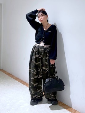 「PBLIM（ページボーイリム）のアイテム（スウェットパンツ）」を使った、おつゆさん（レディース・157cm）の秋コーディネート