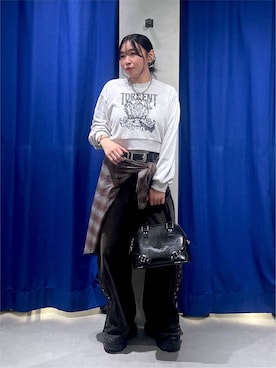 「PBLIM（ページボーイリム）のアイテム」を使った、おつゆさん（レディース・158cm）の秋コーディネート