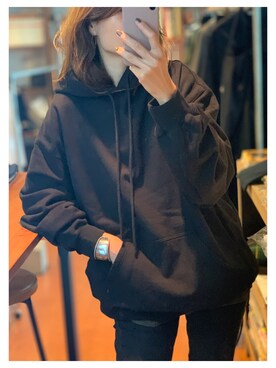 「Soierie（ソワリー）のアイテム（アクセサリー）」を使った、mikiさん（レディース・168cm）の秋コーディネート