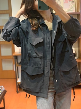 「M65」｜「アイテム（その他アウター）」を使った、mikiさん（レディース・168cm）の春コーディネート