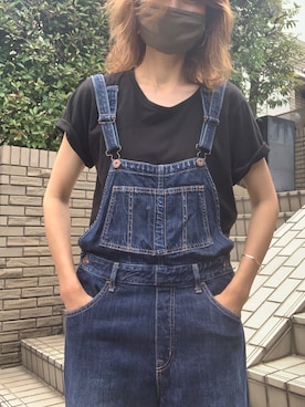 「アイテム（バングル/リストバンド）」を使った、mikiさん（レディース・168cm）の夏コーディネート