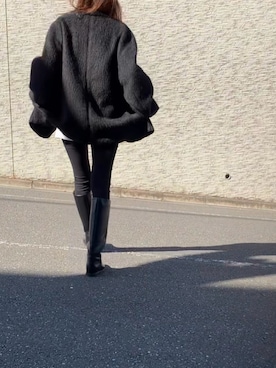 「aimoha（アイモハ）のアイテム」を使った、mikiさん（レディース・168cm）の冬コーディネート