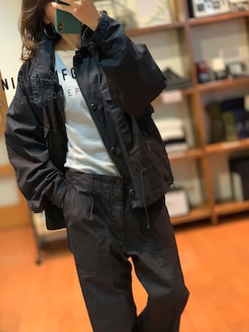 「アイテム（タンクトップ）」を使った、mikiさん（レディース・168cm）の秋コーディネート