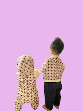 「アイテム（ママ＆ベビー）」を使った、sunさん（キッズ・90cm）の秋コーディネート