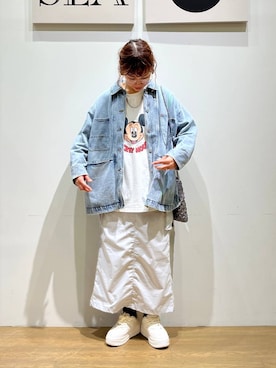 「アイテム（アクセサリー）」を使った、mocoさん（レディース・165cm・30代）の秋コーディネート