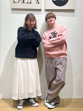 「アイテム（アクセサリー）」を使った、mocoさん（レディース・165cm・30代）の秋コーディネート