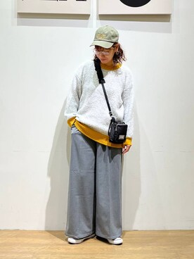 「アイテム（アクセサリー）」を使った、mocoさん（レディース・165cm・30代）の秋コーディネート
