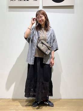 「GERRY（ジェリー）のアイテム」を使った、mocoさん（レディース・165cm）の春コーディネート
