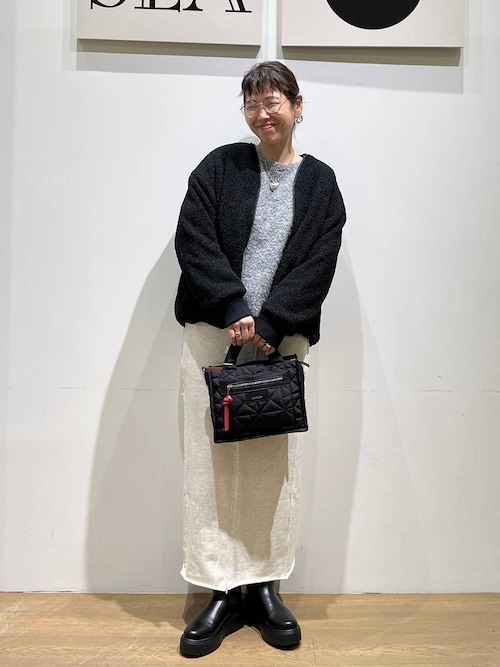 ブークレスパンコールニットプルオーバー BAYFLOW（ベイフロー） ニット セーター 「さりげないキラキラ素材