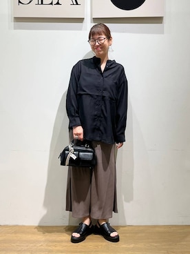 「アイテム（スカート）」を使った、mocoさん（レディース・165cm・40代）の夏コーディネート