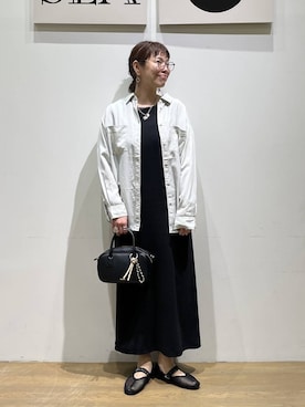 「BAYFLOW（ベイフロー）のアイテム（アクセサリー）」を使った、mocoさん（レディース・165cm）の春コーディネート