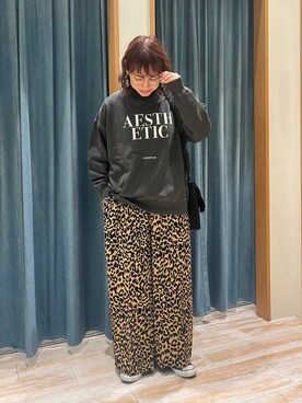 「アイテム（アクセサリー）」を使った、mocoさん（レディース・165cm・30代）の秋コーディネート