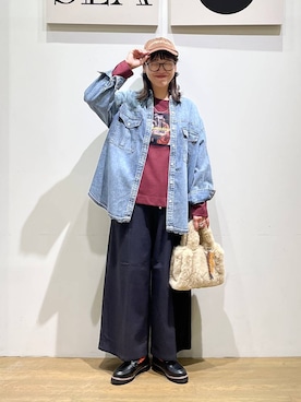 「アイテム（ソックス/靴下）」を使った、mocoさん（レディース・165cm・30代）の秋コーディネート