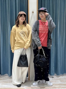 「アイテム（その他シューズ）」を使った、mocoさん（レディース・165cm）の秋コーディネート