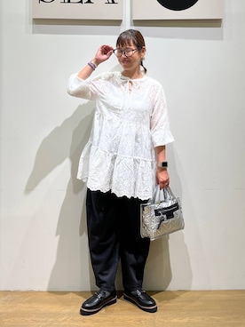 「アイテム（アンダーウェア）」を使った、mocoさん（レディース・165cm・40代）の夏コーディネート